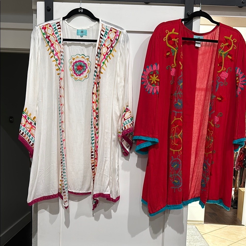 2- Women’s cover ups/dusters